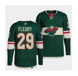 Men's Minnesota Wild #29 Marc-Andre Fleury Green Stitched Jersey