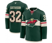Men's Minnesota Wild #32 Filip Gustavsson Green Home Stitched Hockey Jersey