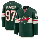 Men's Minnesota Wild #97 Kirill Kaprizov Green 2024-25 Home Stitched Hockey Jersey