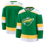 Men's Minnesota Wild Blank Green 2024-25 Alternate Stitched Hockey Jersey