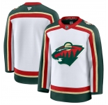 Men's Minnesota Wild Blank White 2025 25th Anniversary Stitched Hockey Jersey