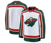 Men's Minnesota Wild Blank White 2025 25th Anniversary Stitched Hockey Jersey