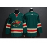 Men's Wild Blank Green Stitched Hockey Hockey Jersey