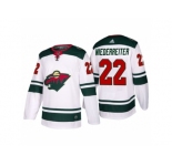 Men's adidas 2017-2018 Season Minnesota Wild #22 Nino Niederreiter Away Jersey