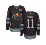 Minnesota Wild #11 Zach Parise Black 1917-2017 100th Anniversary Stitched NHL Jersey