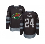 Minnesota Wild #24 Matt Dumba Black 1917-2017 100th Anniversary Stitched NHL Jersey