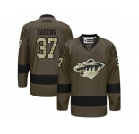 Minnesota Wild #37 Josh Harding Green Salute to Service Stitched NHL Jersey