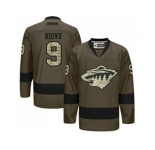 Minnesota Wild #9 Mikko Koivu Green Salute to Service Stitched NHL Jersey