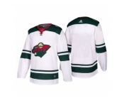 Minnesota Wild White 2017-2018 Season New-Look Blank Jersey
