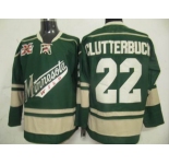 nhl jerseys minnesota wild #22 cltterbuck green(10th)