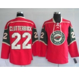 nhl jerseys minnesota wild 22#cltterbuck red