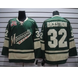 nhl jerseys minnesota wild 32# backstrom green[10th]