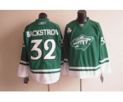 nhl jerseys minnesota wild #32 backstrom green[2011 new]