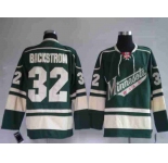 nhl jerseys minnesota wild 32# backstrom  green