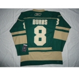 nhl jerseys minnesota wild 8# burns green