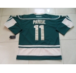 nhl jerseys minnesota wilds #11 parise green