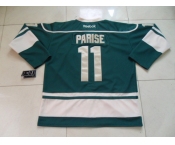 nhl jerseys minnesota wilds #11 parise green