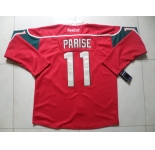 nhl jerseys minnesota wilds #11 parise red