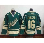 nhl jerseys minnesota wilds #16 zucker green