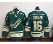 nhl jerseys minnesota wilds #16 zucker green
