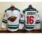 nhl jerseys minnesota wilds #16 zucker white
