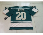 nhl jerseys minnesota wilds #20 suter green