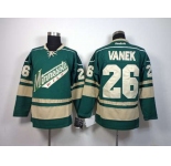 nhl jerseys minnesota wilds #26 vanek green