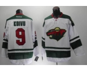 nhl jerseys minnesota wilds #9 koivu white