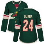 Minnesota Wild #24 Matt Dumba Green Home Authentic Women's Stitched Hockey Jersey