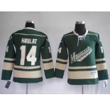 youth nhl minnesota wild #14 havlat green