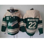 nhl jerseys minnesota wilds #22 niederreiter cream-green[pullover hooded sweatshirt]