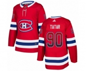 Adidas Montreal Canadiens #90 Tomas Tatar Authentic Red Drift Fashion NHL Jersey