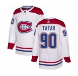 Adidas Montreal Canadiens #90 Tomas Tatar Authentic White Away NHL Jersey