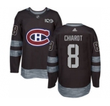 Men's Canadiens #8 Ben Chiarot Black 1917-2017 100th Anniversary Stitched Hockey Jersey