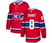 Men's Canadiens #8 Ben Chiarot Red Home Authentic Stitched Hockey Jersey