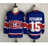 Men's Montreal Canadiens #15 Jesperi Kotkaniemi Authentic Premier Red Home Hockey Jersey