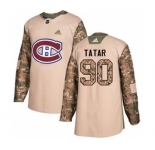 Men's Montreal Canadiens #90 Tomas Tatar Camo 2017 Veterans Day Stitched Hockey Jersey