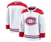 Men's Montreal Canadiens White 2024-25 Away Stitched Hockey Jersey