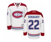 Men's Reebok Montreal Canadiens #22 Mikhail Sergachev Authentic White Away NHL Jersey