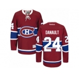 Men's Reebok Montreal Canadiens #24 Phillip Danault Authentic Red Home NHL Jersey
