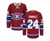 Men's Reebok Montreal Canadiens #24 Phillip Danault Authentic Red Home NHL Jersey