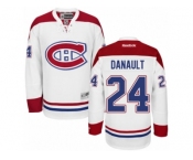 Men's Reebok Montreal Canadiens #24 Phillip Danault Authentic White Away NHL Jersey