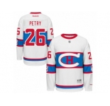 Men's Reebok Montreal Canadiens #26 Jeff Petry Authentic White 2016 Winter Classic NHL Jersey