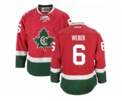 Men's Reebok Montreal Canadiens #6 Shea Weber Premier Red New CD NHL Jersey