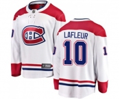 Montreal Canadiens #10 Guy Lafleur Authentic White Away Fanatics Branded Breakaway NHL Jersey