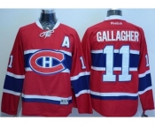 Montreal Canadiens #11 Brendan Gallagher Red Home Stitched NHL Jersey