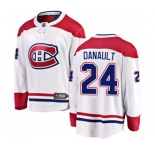 Montreal Canadiens #24 Phillip Danault Authentic White Away Fanatics Branded Breakaway NHL Jersey