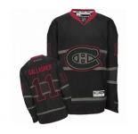 Reebok Montreal Canadiens #11 Brendan Gallagher Authentic Black Ice NHL Jersey