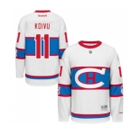 Reebok Montreal Canadiens #11 Saku Koivu Authentic White 2016 Winter Classic NHL Jersey