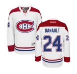 Reebok Montreal Canadiens #24 Phillip Danault Authentic White Away NHL Jersey